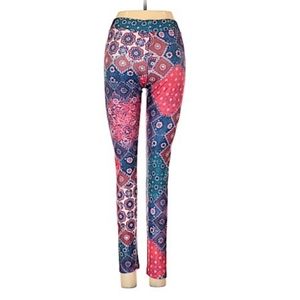 American eagle boho patchwork floral leggings